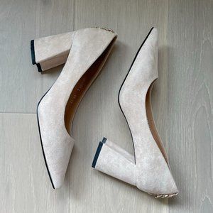 Suede Chunky Heel